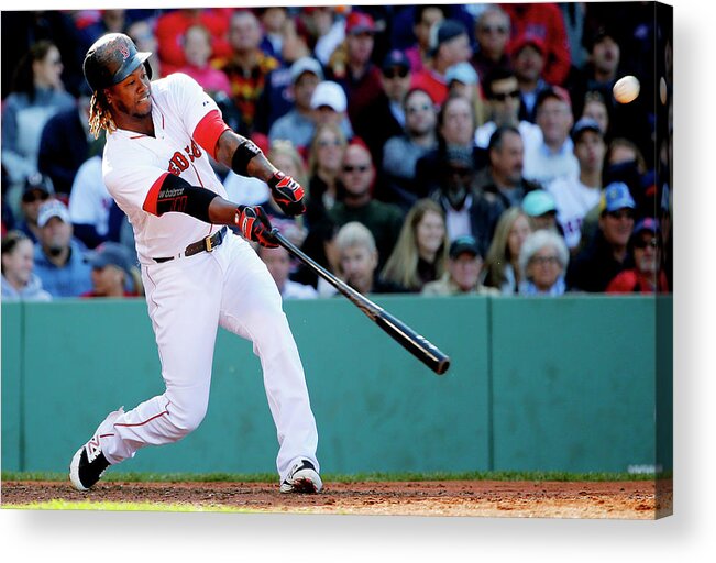 People Acrylic Print featuring the photograph Hanley Ramirez by Winslow Townson