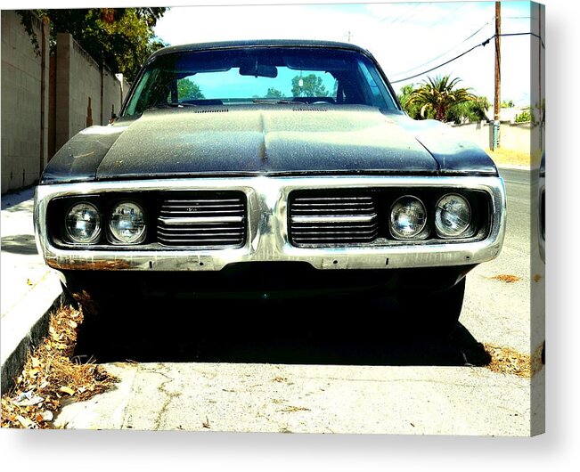 Highway Acrylic Print featuring the photograph Headlights by Dietmar Scherf