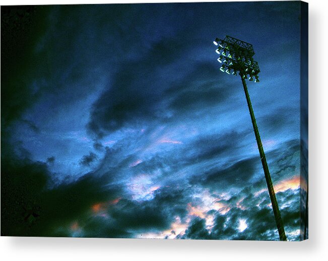 Clouds Acrylic Print featuring the photograph Illumination - Dramatic Sky, Clouds at Sunset by Earth And Spirit