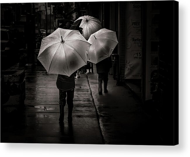 Brian Carson Acrylic Print featuring the photograph It Was A Rainy Day No 13 by Brian Carson