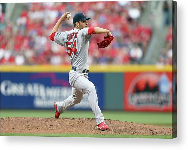 Great American Ball Park Acrylic Print featuring the photograph Jaime Garcia by Andy Lyons