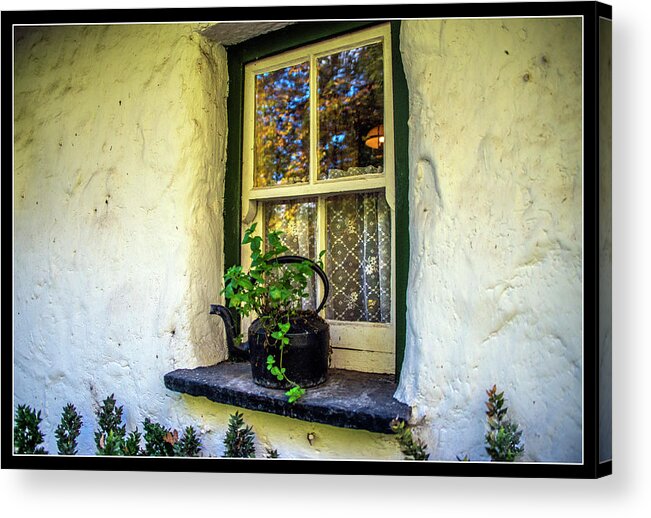 Kettle Acrylic Print featuring the photograph Kettle on the Window Sill by Regina Muscarella