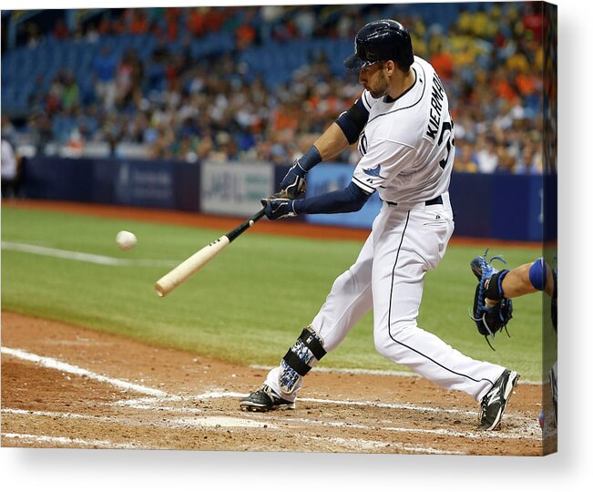 Ninth Inning Acrylic Print featuring the photograph Kevin Kiermaier by Brian Blanco