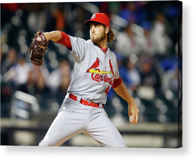 St. Louis Cardinals Acrylic Print featuring the photograph Kevin Siegrist by Jim Mcisaac