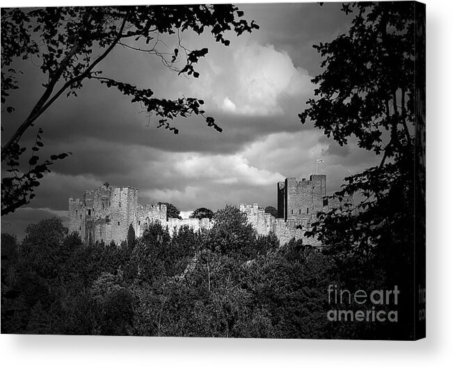 Ludlow Castle Acrylic Print featuring the photograph Ludlow Castle by Gemma Reece-Holloway