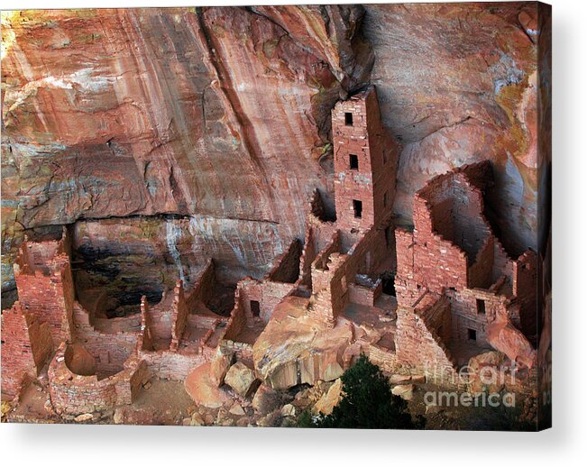 4 Corners Acrylic Print featuring the photograph Mesa Verde by David Little-Smith