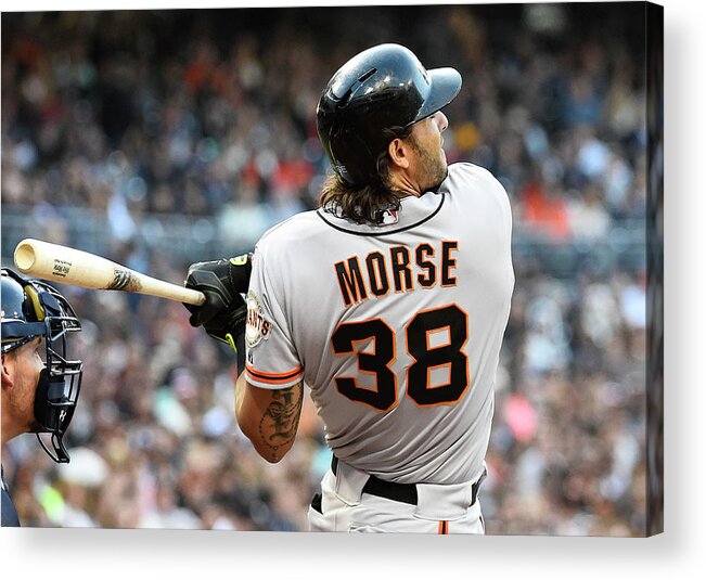 Mike Morse Acrylic Print featuring the photograph Mike Morse by Denis Poroy