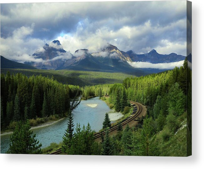 Morant's Curve Canada Acrylic Print featuring the photograph Morant's Curve Canada by Dan Sproul