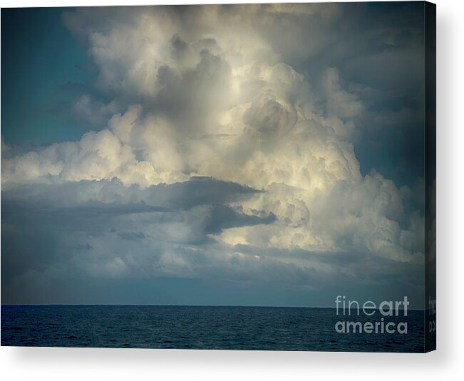 Clouds Acrylic Print featuring the photograph Morning Sky by Judy Hall-Folde