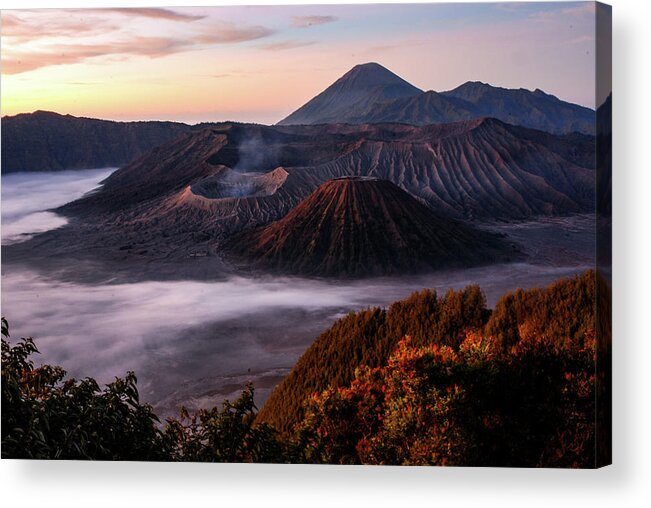 Mount Acrylic Print featuring the photograph Kingdom Of Fire - Mount Bromo, Java. Indonesia by Earth And Spirit