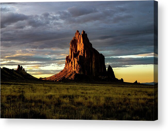 Navajo Acrylic Print featuring the photograph Navajo Nation - Ship Rock, New Mexico by Earth And Spirit
