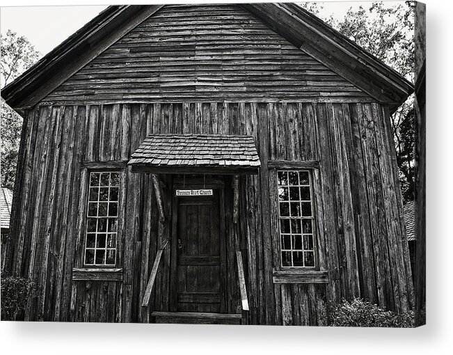 History Acrylic Print featuring the photograph Possum Trot Church by George Taylor