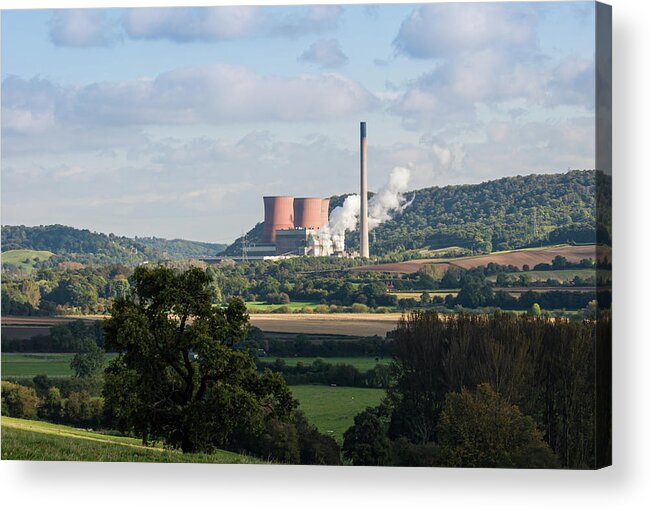 Landscape Acrylic Print featuring the photograph Power in the countryside by Average Images
