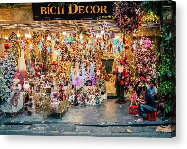 Asia Acrylic Print featuring the photograph Ready for Christmas by Alexey Stiop