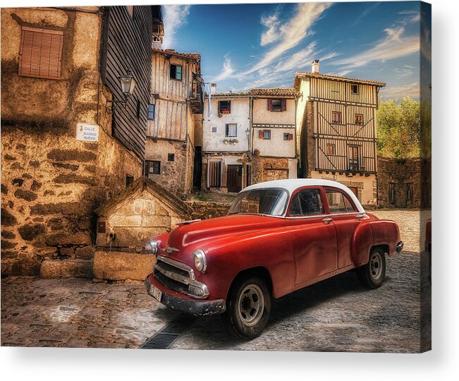 In The Square Acrylic Print featuring the photograph Rustic City Fathers by Micah Offman