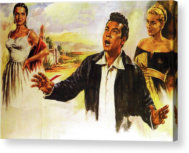 Serenade Acrylic Print featuring the painting ''Serenade'', 1956, movie poster painting by Movie World Posters