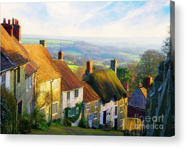 Shaftesbury Acrylic Print featuring the photograph Shaftesbury - England by Stella Levi