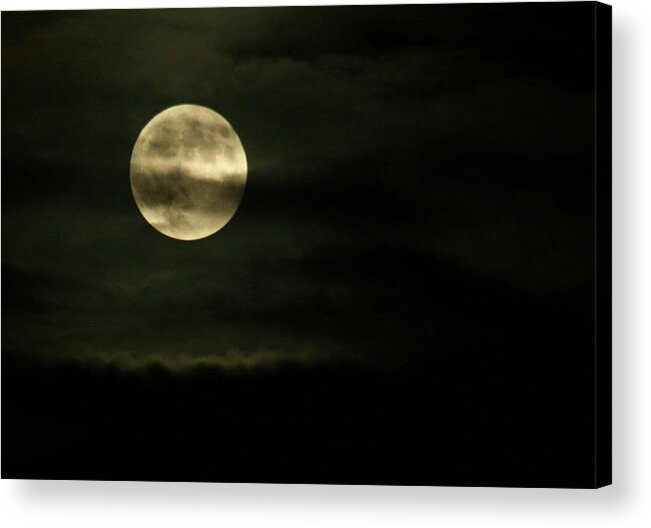  Acrylic Print featuring the photograph Super Moon Eclipse 2 by Brad Nellis