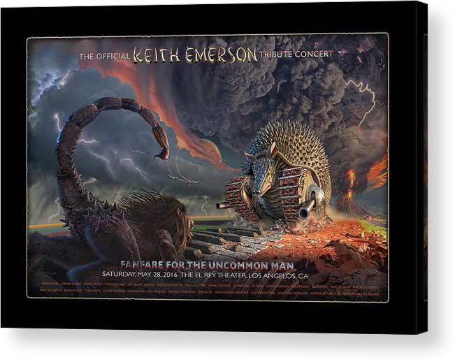 Elp Acrylic Print featuring the digital art Tarkus Legacy 8 by Jerry LoFaro