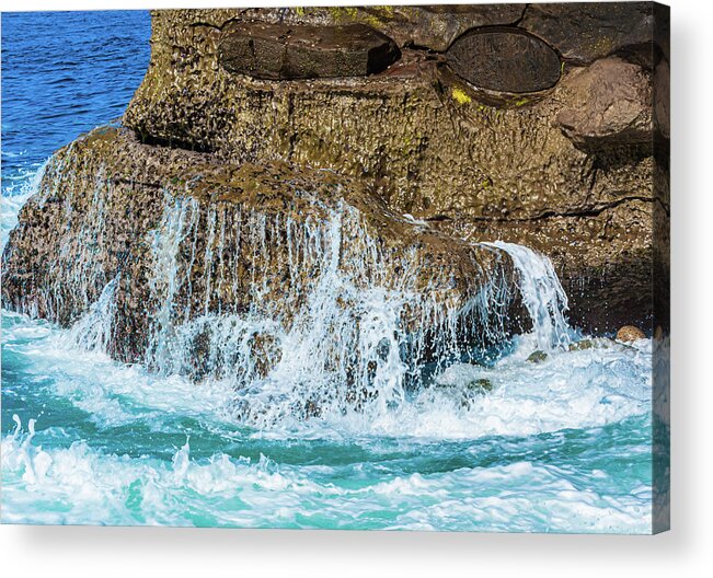 Crashing Wave Acrylic Print featuring the photograph The Endless Sea by Terry Walsh