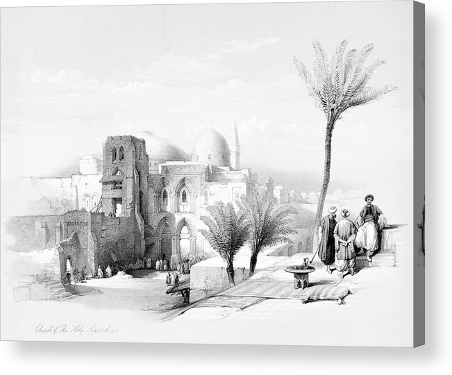 Exterior Acrylic Print featuring the photograph The Exterior of Holy Sepulchre by Munir Alawi