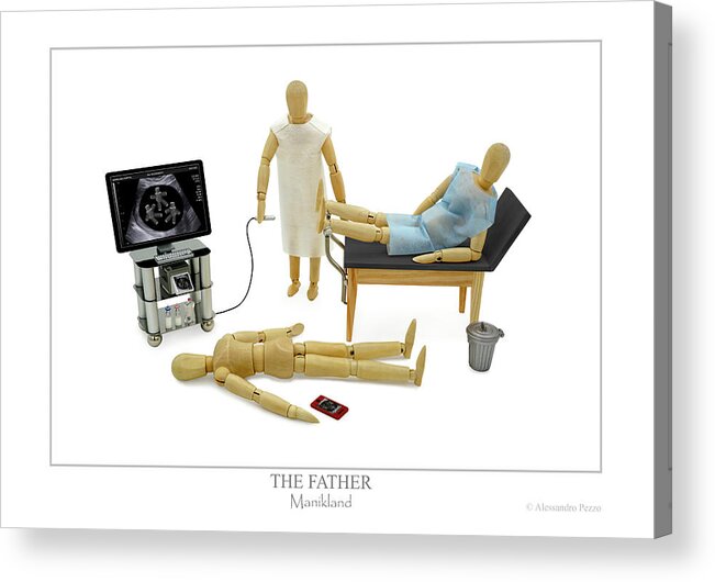 Alessandro Pezzo Acrylic Print featuring the photograph The Father by Alessandro Pezzo