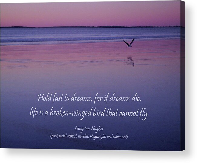 Sentiment Acrylic Print featuring the photograph Thoughts of Dreams by Nancy Griswold