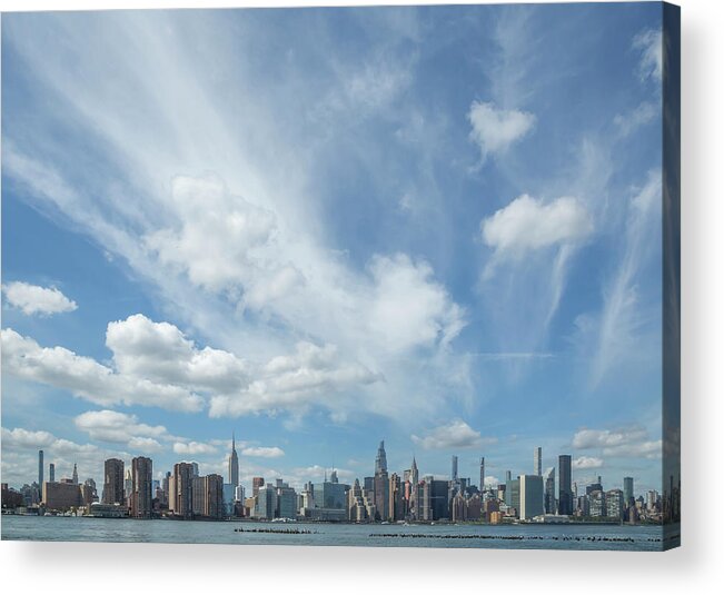 Manhattan Acrylic Print featuring the photograph Urban Sky by Cate Franklyn