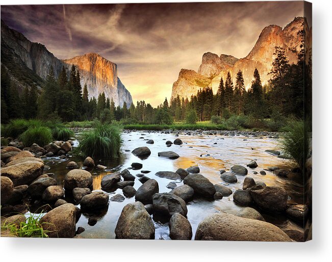 Scenics Acrylic Print featuring the photograph Valley Of Gods by John B. Mueller Photography