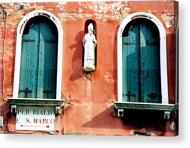 Travel Acrylic Print featuring the photograph Venice by Claude Taylor