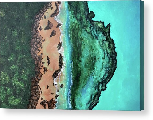 Water Acrylic Print featuring the painting Water 4 by Mr Dill