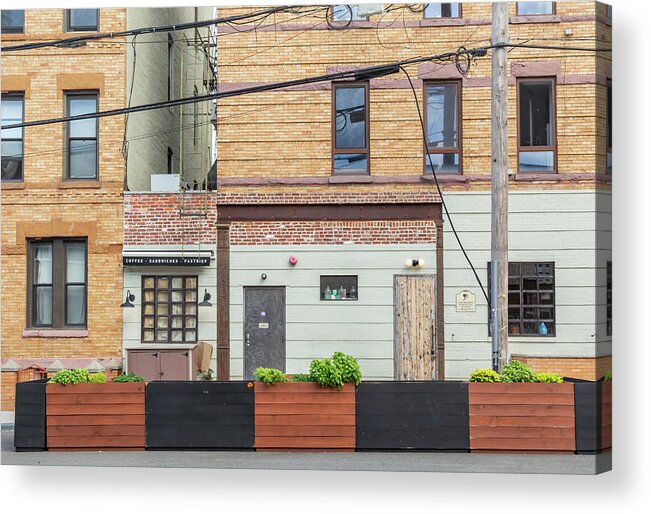 West Street Acrylic Print featuring the photograph West Street Cafe by Cate Franklyn