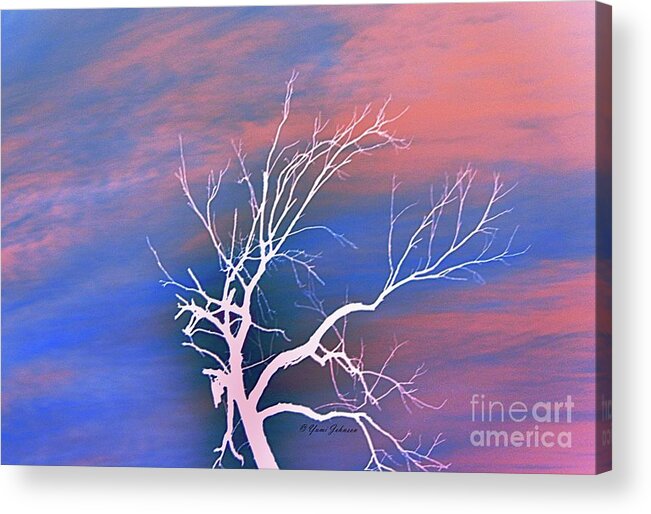 Creative Art Acrylic Print featuring the photograph White Tree by Yumi Johnson