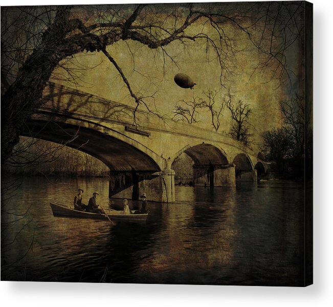 Bridge Acrylic Print featuring the photograph Somewhere in Time by Sandra Selle Rodriguez