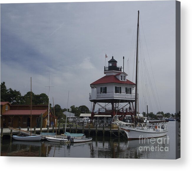 Historic Acrylic Print featuring the photograph Drum Point Light by ELDavis Photography