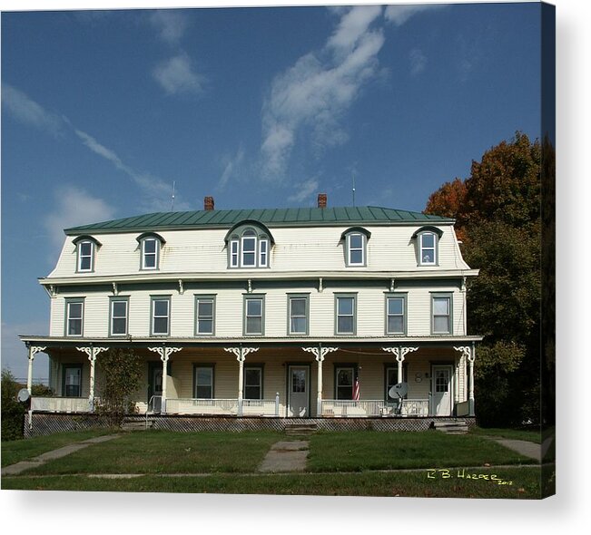 Enosburg Acrylic Print featuring the photograph Enosburg Vermont by R B Harper