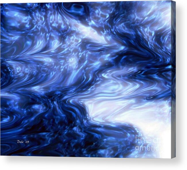 Dale Ford Acrylic Print featuring the digital art Satinesque 2 by Dale  Ford