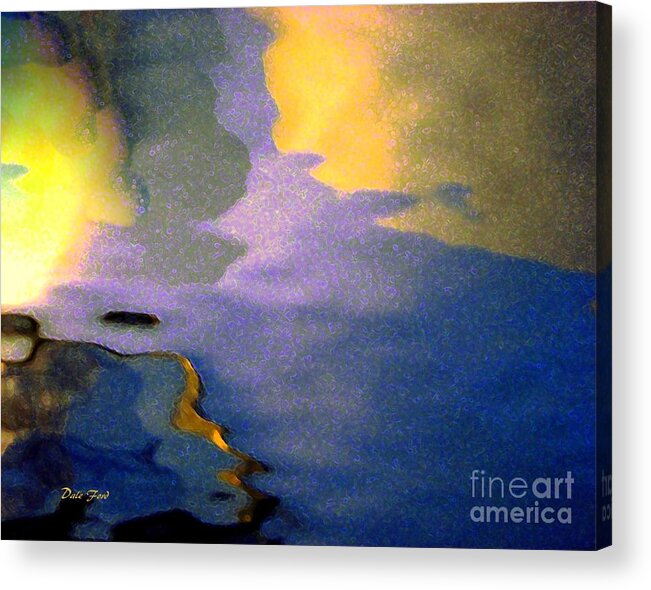  Acrylic Print featuring the digital art Strange Landscape 2 by Dale  Ford
