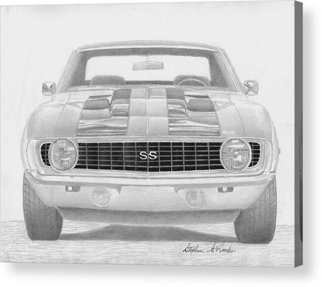 1969 camaro drawing proportions