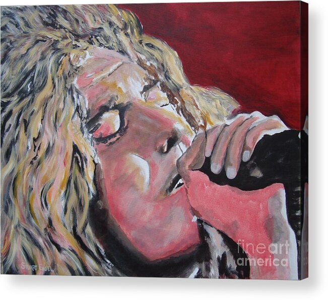 Led Zeppelin Acrylic Print featuring the painting Season of Emotions by Stuart Engel