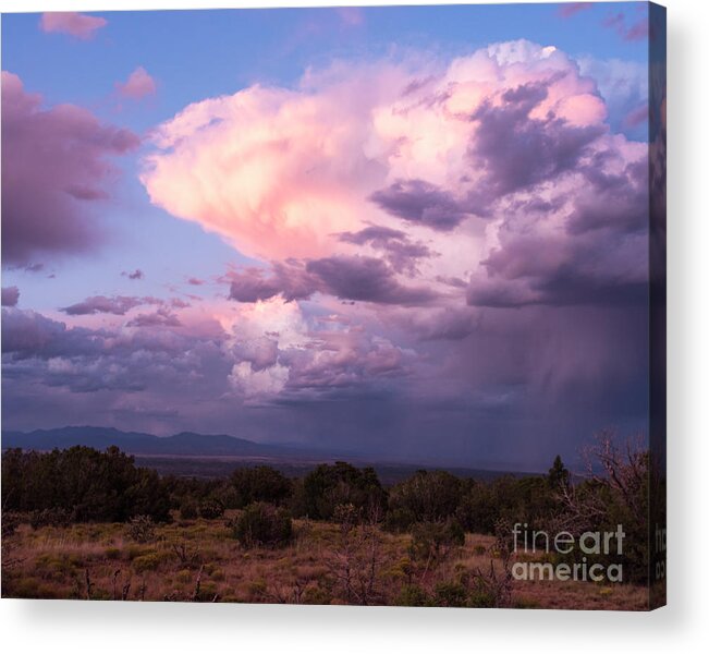 Natanson Acrylic Print featuring the photograph Stormy Evening by Steven Natanson