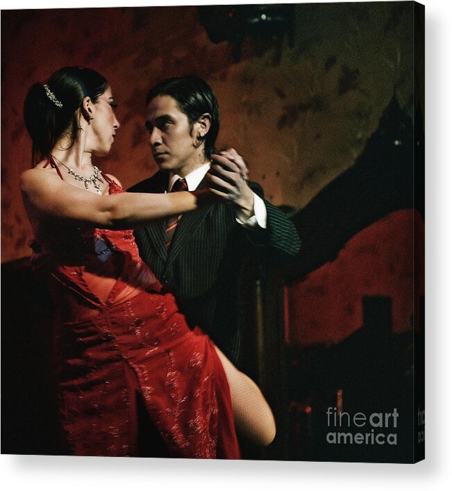 Buenos Aires Acrylic Print featuring the photograph Tango - The passion by Michel Verhoef