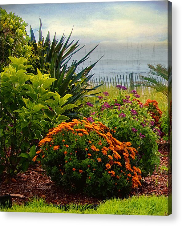 Mum Acrylic Print featuring the photograph Beach Garden by Mary Timman