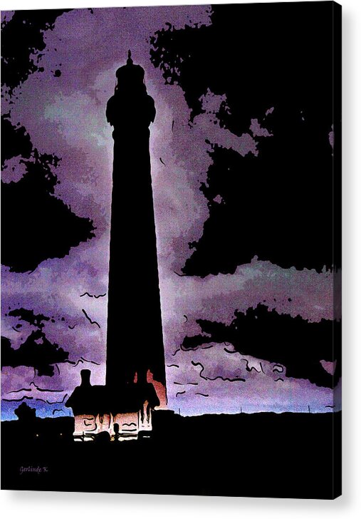 Lighthouse Acrylic Print featuring the photograph Quietness by Gerlinde Keating