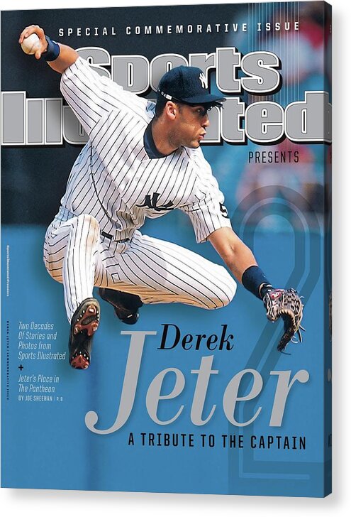 American League Baseball Acrylic Print featuring the photograph Derek Jeter A Tribute To The Captain Sports Illustrated Cover by Sports Illustrated