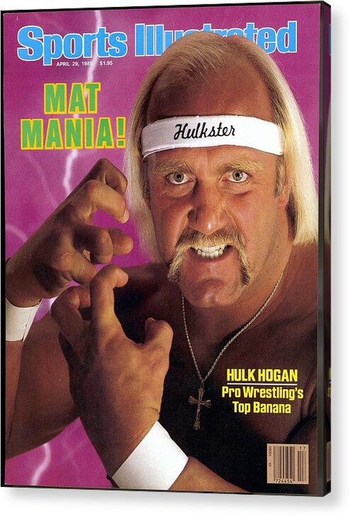 1980-1989 Acrylic Print featuring the photograph Hulk Hogan, Wwf Professional Wrestling Sports Illustrated Cover by Sports Illustrated
