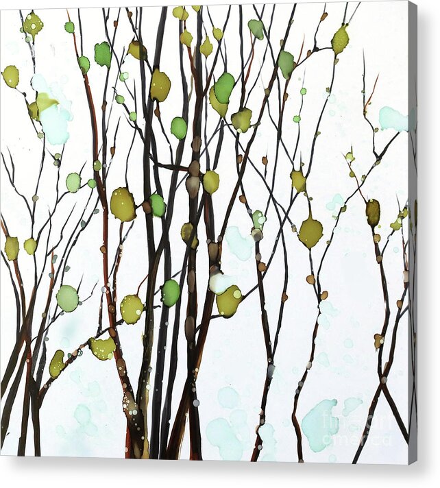  Acrylic Print featuring the painting Spring by Julie Tibus