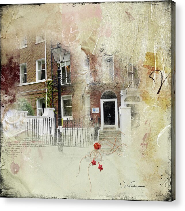 London Acrylic Print featuring the digital art Lincoln's Inn Fields I by Nicky Jameson