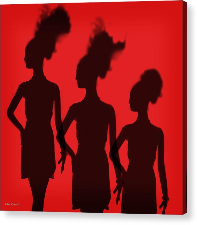  Acrylic Print featuring the photograph Shadow Of Chic by Blake Richards