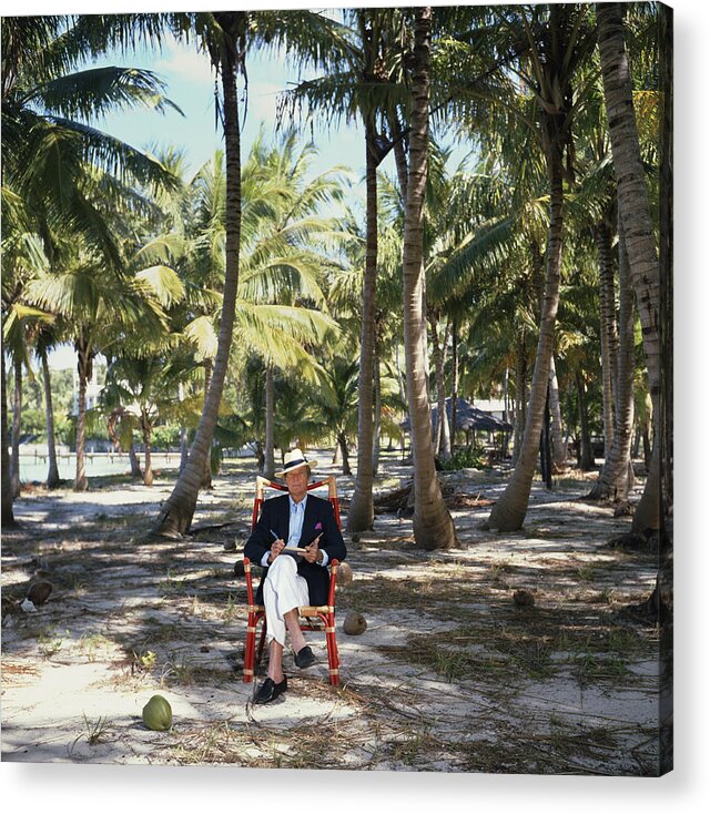 Working Acrylic Print featuring the photograph Abaco Islander by Slim Aarons